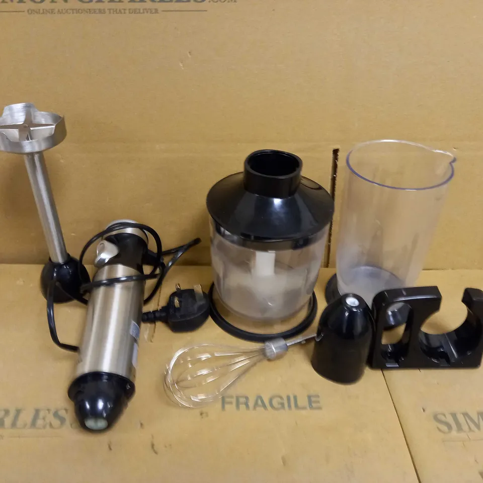 HUNTERS TAIL HAND BLENDER WITH ATTACHMENTS