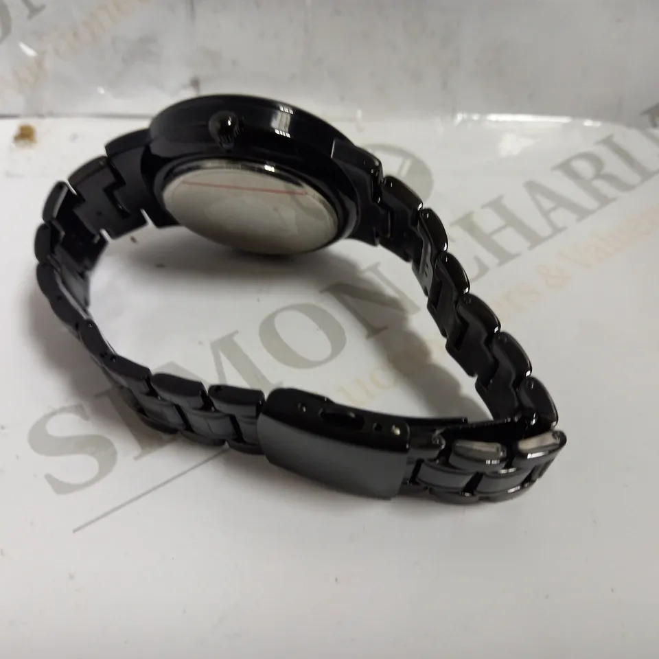 ZFVEN BLACK DIAL WATCH WITH BRACELET STYLE STRAP