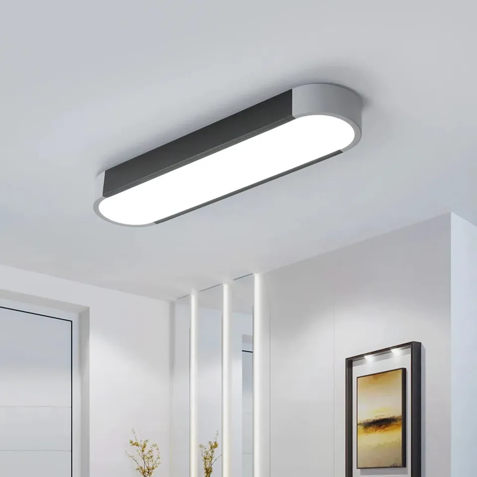 BOXED CHERRON MASEK 1-LIGHT 50CM SIMPLE RECTANGLE ACRYLIC LED FLUSH MOUNT