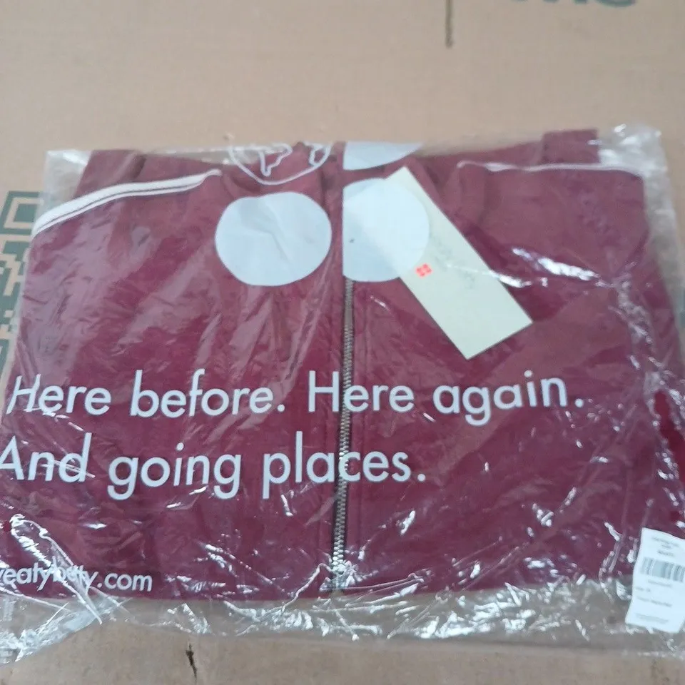 SWEATY BETTY SIDE STRIPE TRACK JACKET – XS 