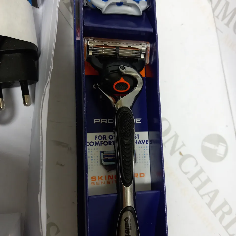 LOT OF APPROX 3 TO INCLUDE GILLETTE RAZOR , BRAUN SERIES 3 SHAVER , ETC