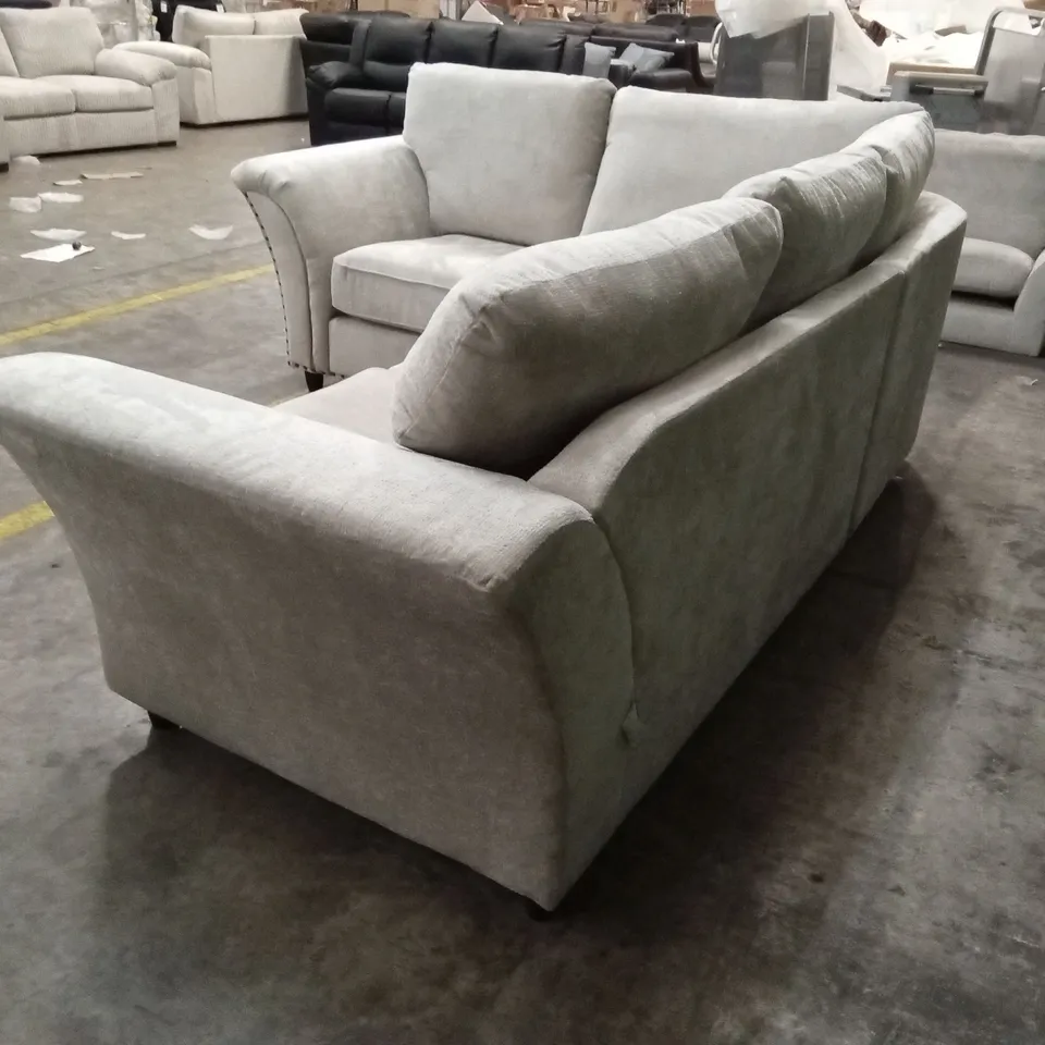ARIEL FABRIC CORNER SOFA - NATURAL RRP £1299