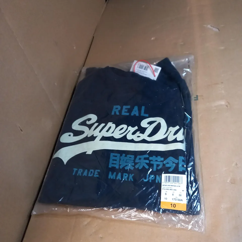 MENS SUPERDRY VINTAGE LOGO T-SHIRT SIZE SMALL