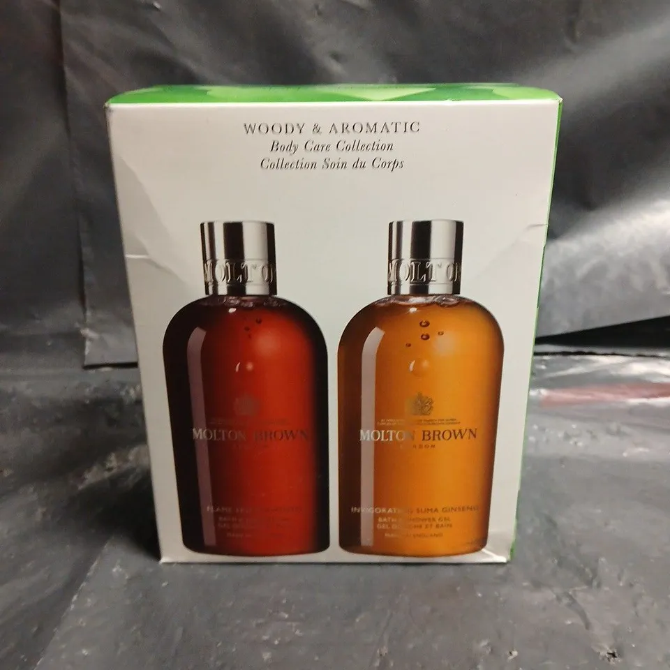 MOLTON BROWN WOODY & AROMATIC BODY CARE COLLECTION – 2 X 300 ML