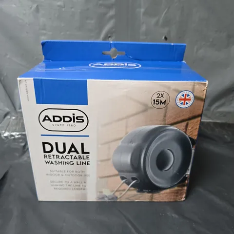 ADDIS DUAL RETRACTABLE WASHING LINE
