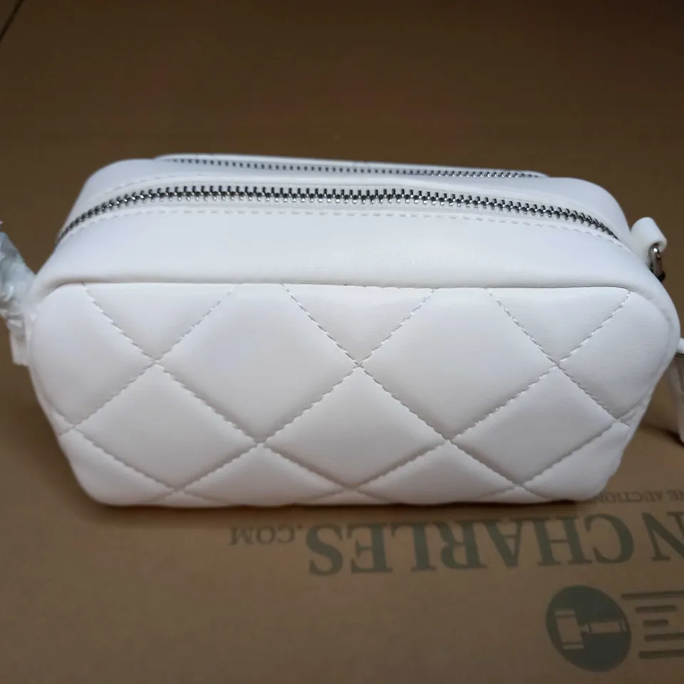 VALENTINO BAGS OCARINA RECYCLE WITTE CROSSBODY BAG - WHITE