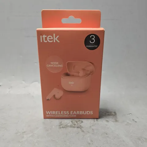SEALED ITEK WIRELESS EARBUDS WITH CHARGING CASE 
