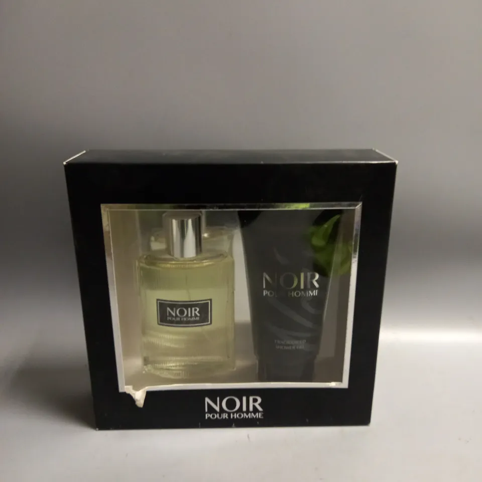 BOXED NOIR POUR HOMME EAU DE TOILETTE SPRAY 100ML AND SHOWER GEL 150ML GIFT SET