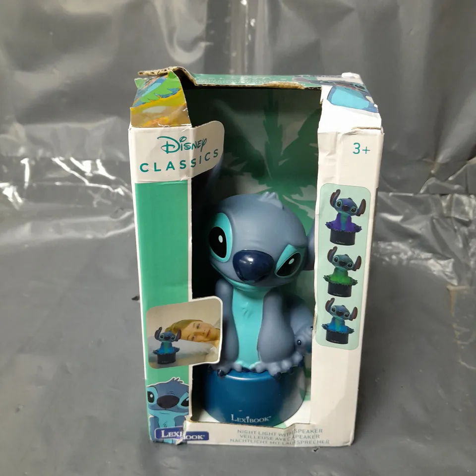 BOXED DISNEY STITCH NIGHTLIGHT WITH SPEAKER