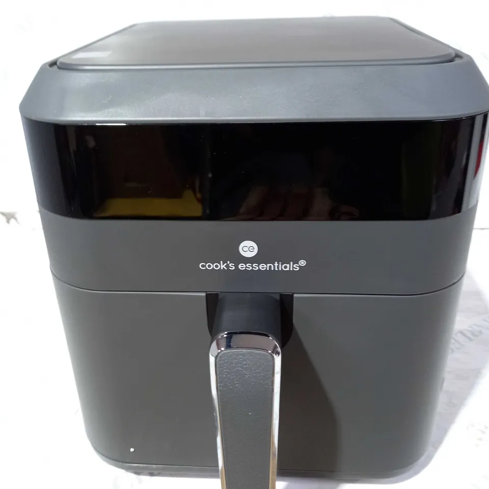 BOXED COOK'S ESSENTIALS 5.8L AIR FRYER IN SLATE GREY