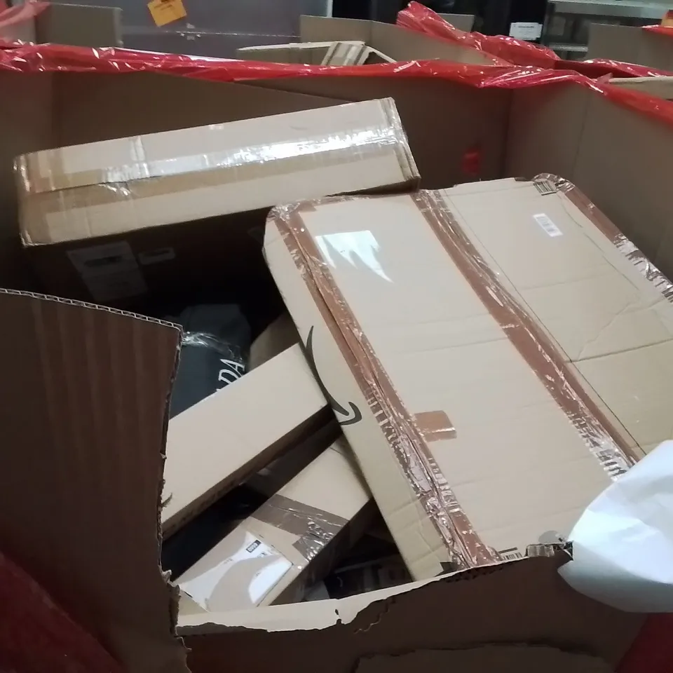 PALLET OF ASSORTED HOUSEHOLD GOODS AND PRODUCTS TO INCLUDE;CLOCK,AIR COOLER,FLOOR CUTTER