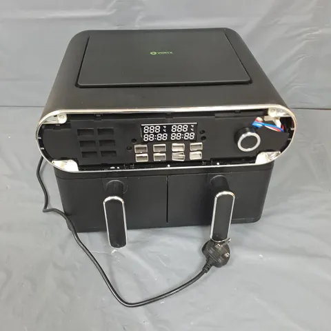 TOWER 10.4L VORTX DUAL BASKET AIR FRYER IN BLACK - COLLECTION ONLY