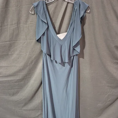 Sorella Vita Blue Formal Gown – Bridesmaid/Eve Dress - (UK 14)