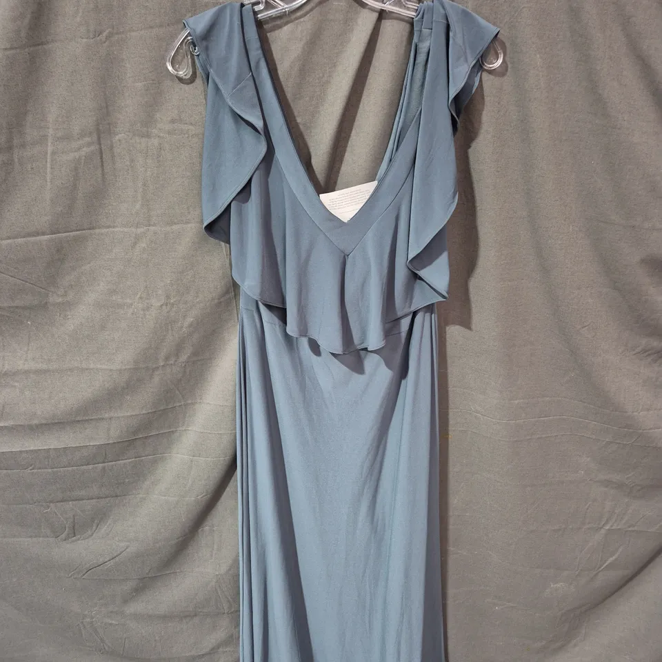 Sorella Vita Blue Formal Gown – Bridesmaid/Eve Dress - (UK 14)