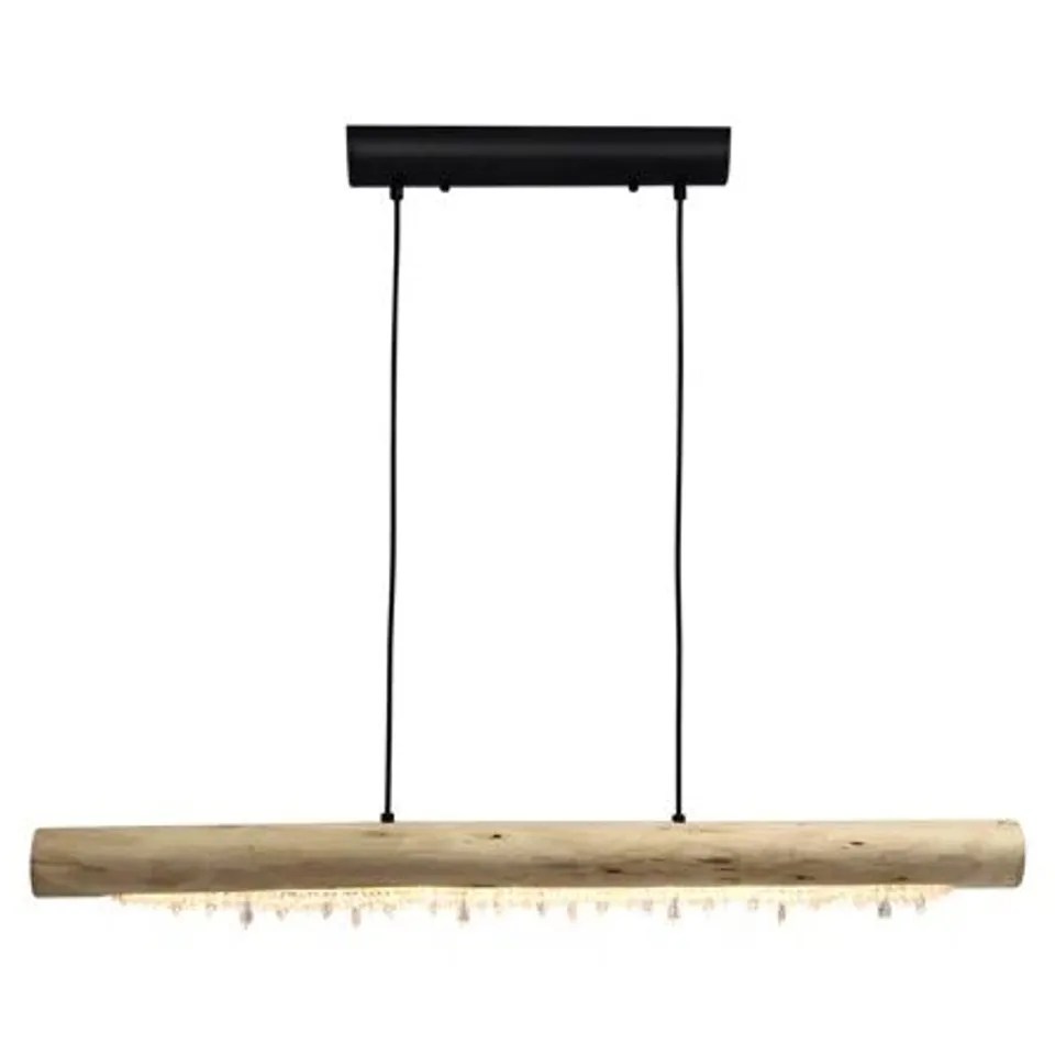 BOXED GURNEY LED CRYSTAL PENDANT LIGHT DIMMABLE