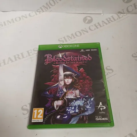 XBOX ONE BLOODSTAINES RITUAL OF THE NIGHT