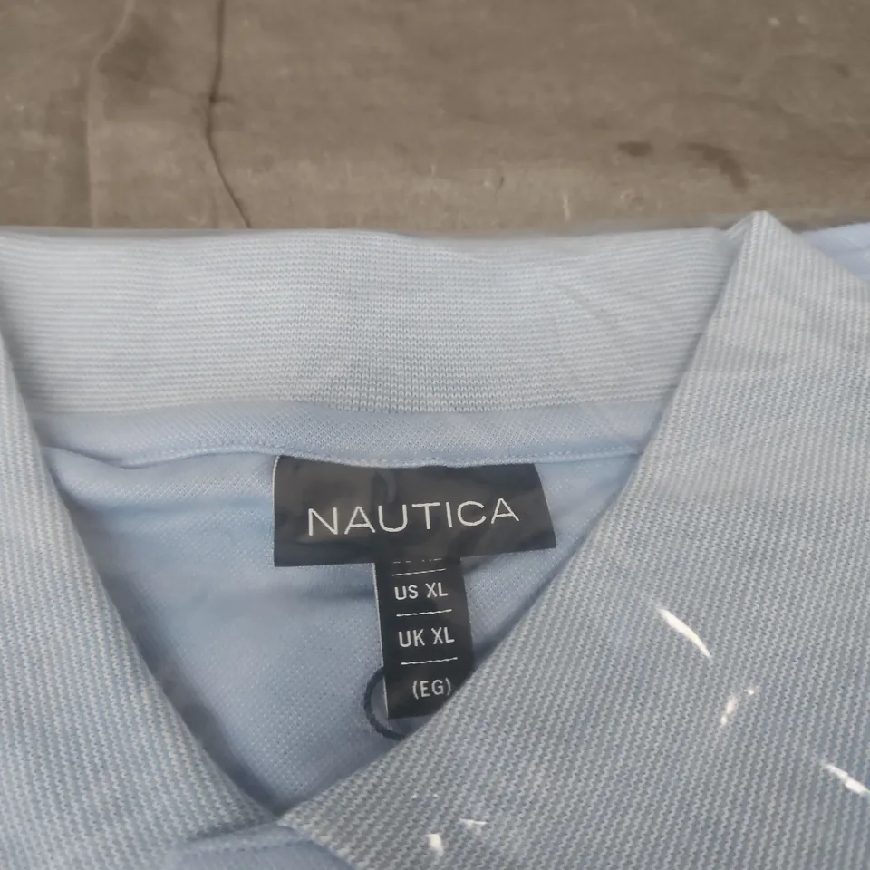 NAUTICA LIGHT BLUE POLO SHIRT – UK XL (US XL)
