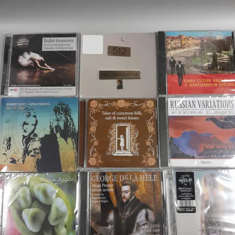 APPROXIMATELY 30 ASSORTED CD ALBUMS/SINGLES TO INCLUDE BALLET TREASURES, GEORGE DE LA HELE, WILLIAM EGGLESTON ETC