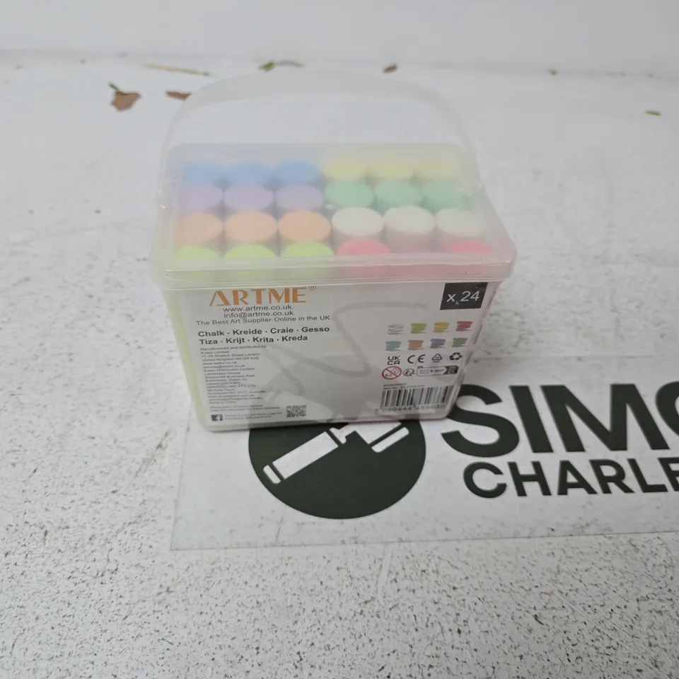 12X PACKS OF 24 CHALK PIECES