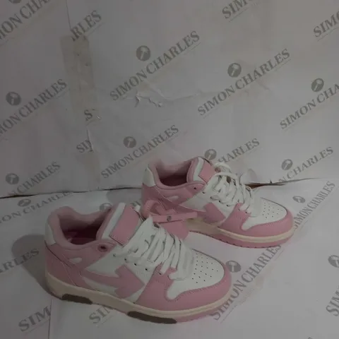 UNBOXED PAIR OF PINK OFF WHITE C/O VIRGIL ABLOH "40"