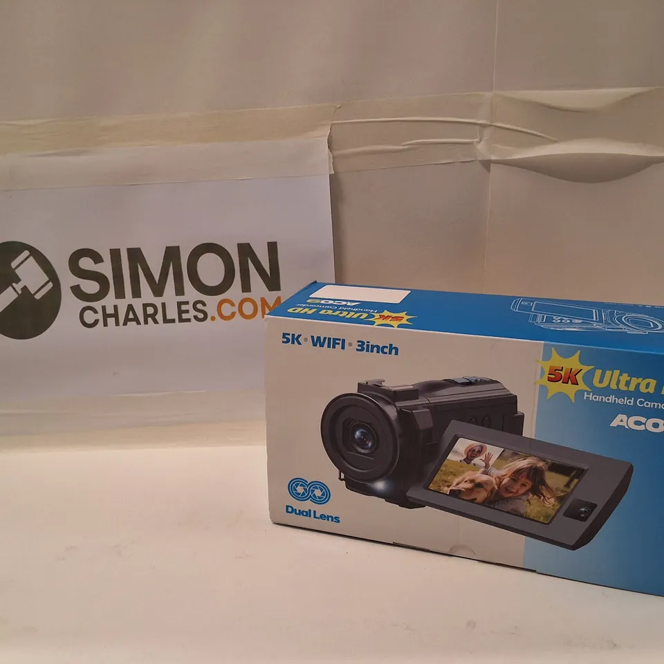 BOXED ACO9 ULTRA HD HANDHELD CAMCORDER 