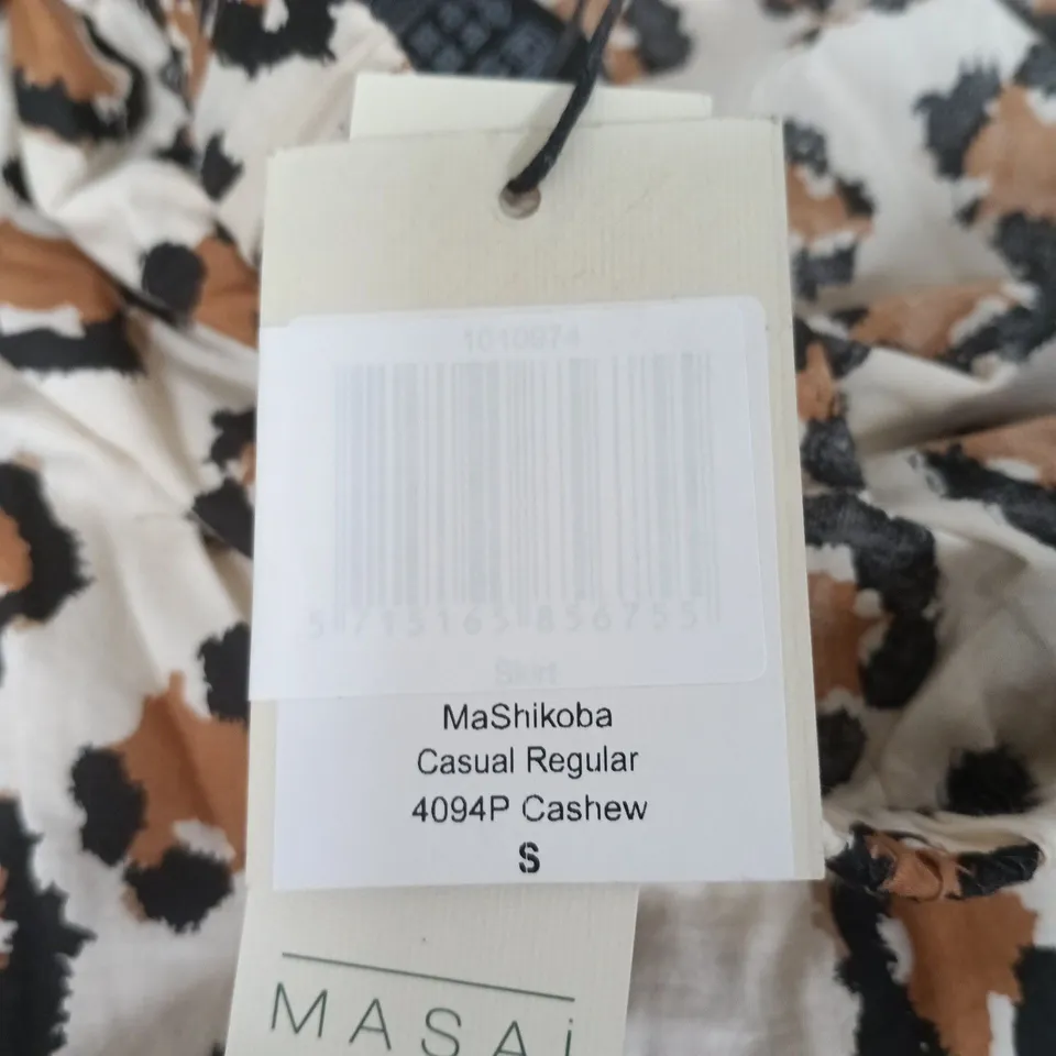 MASAI COPENHAGEN MASHIKOBA SKIRT – 4094P CASHEW PRINT, CASUAL REGULAR, SIZE S