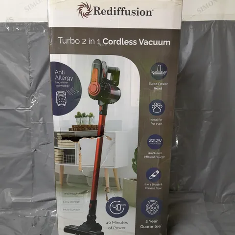 REDIFFUSION TURBO 2 IN 1 CORDLESS VACUUM 