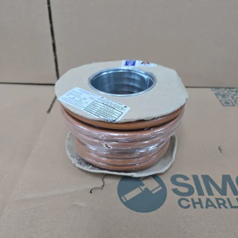 COPPER ELECTRICAL CABLE REEL – 10M, 1×25MM, BROWN INSULATION