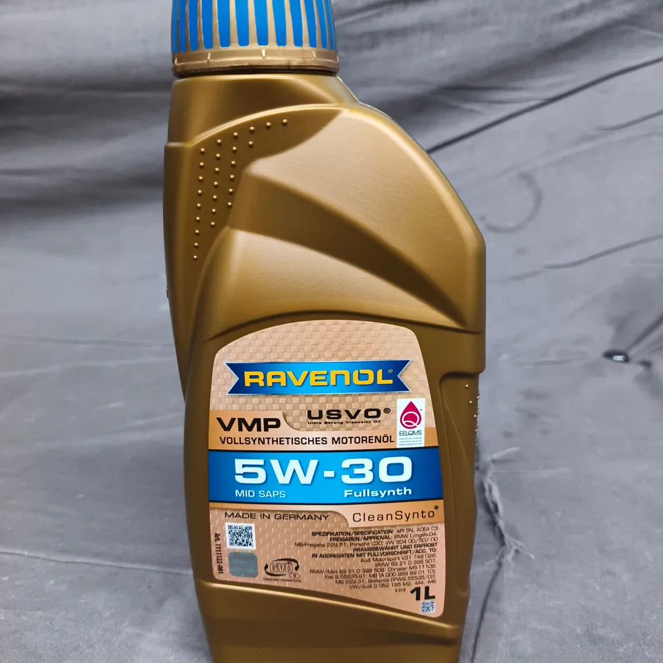 RAVENOL 5W-30 FULLY SYNTHETIC MOTOR OIL – MID SAPS, 1 L