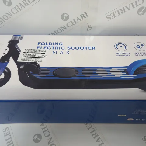 BOXED ZINC E4 MAX ELECTRIC SCOOTER - BLUE