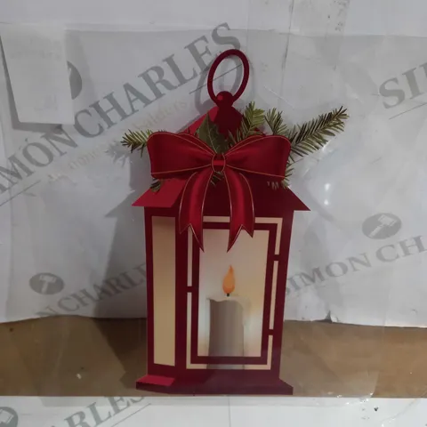 BOXED SET OF 2 LIT WINDOW STICKERS - CANDLES  