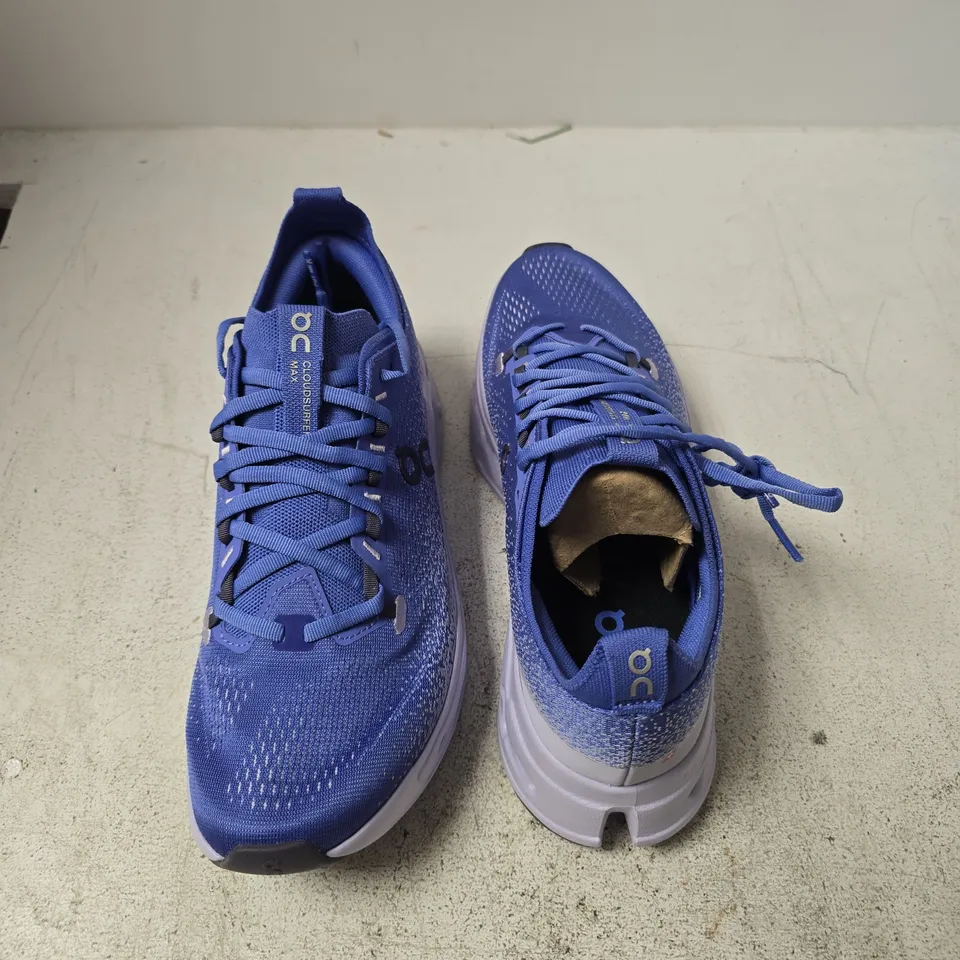 UNBOXED ON CLOUD CLOUD SURFER MAX TRAINERS IN PURPLE - UK 8.5