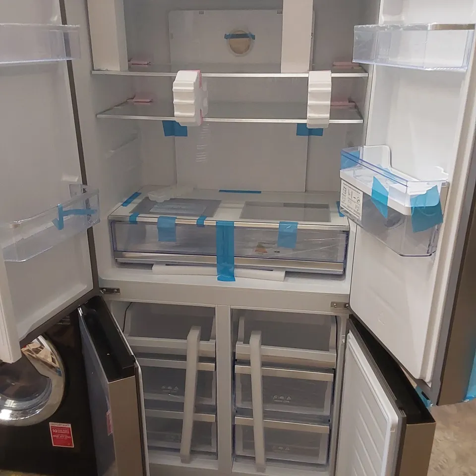 SIA SXD505IX 4-DOOR FRIDGE FREEZER - SILVER