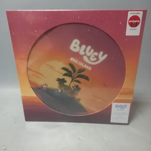 SEALED BLUEY RUG ISLAND VINYL LIMITED EDITION PICTURE DISC