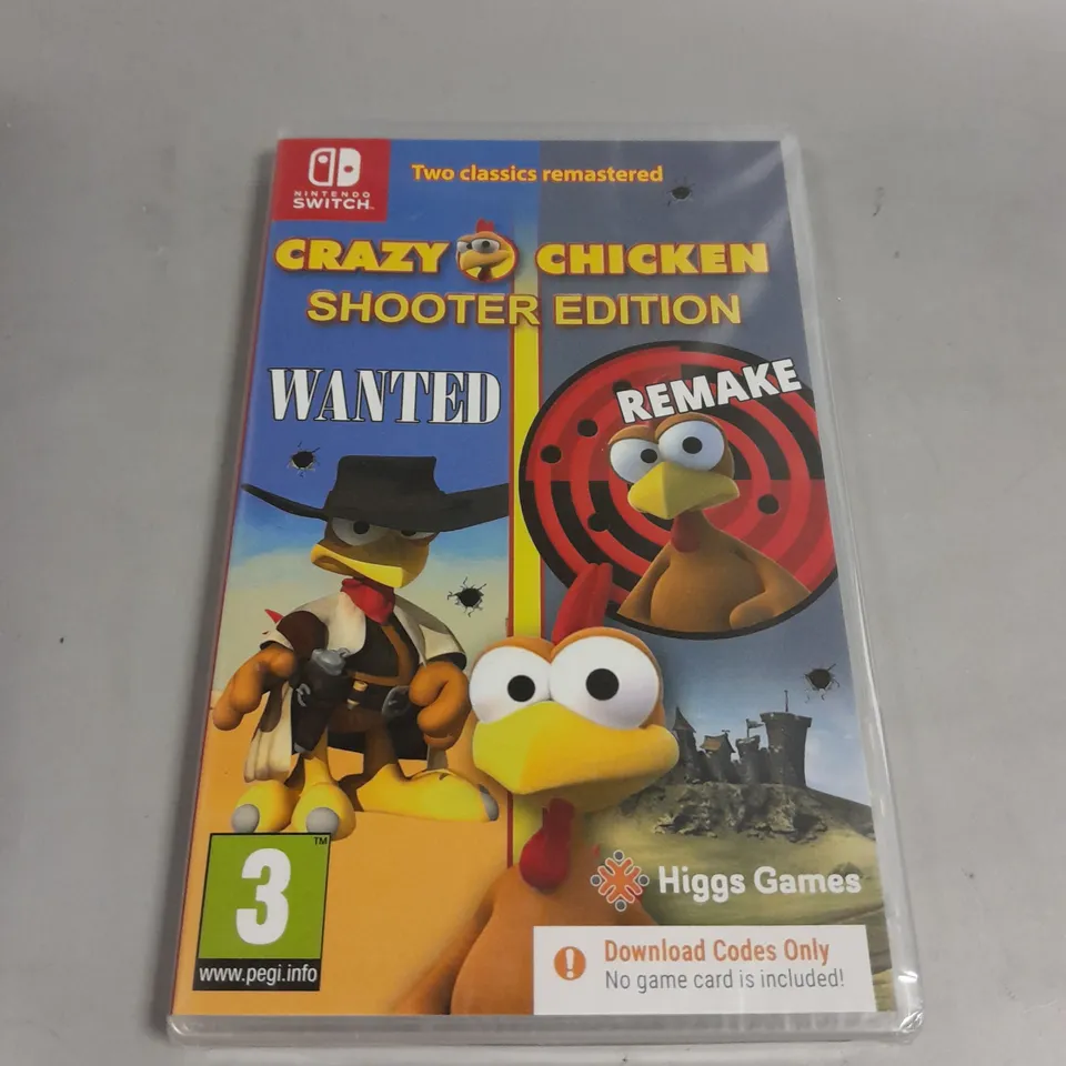 SEALED CRAZY CHICKEN SHOOTER EDITION FOR NINTENDO SWITCH 