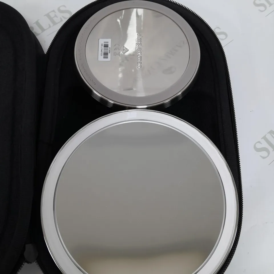 BOXED SIMPLEHUMAN SENSOR MIRROR FOLD BRUSHED 10X MAG