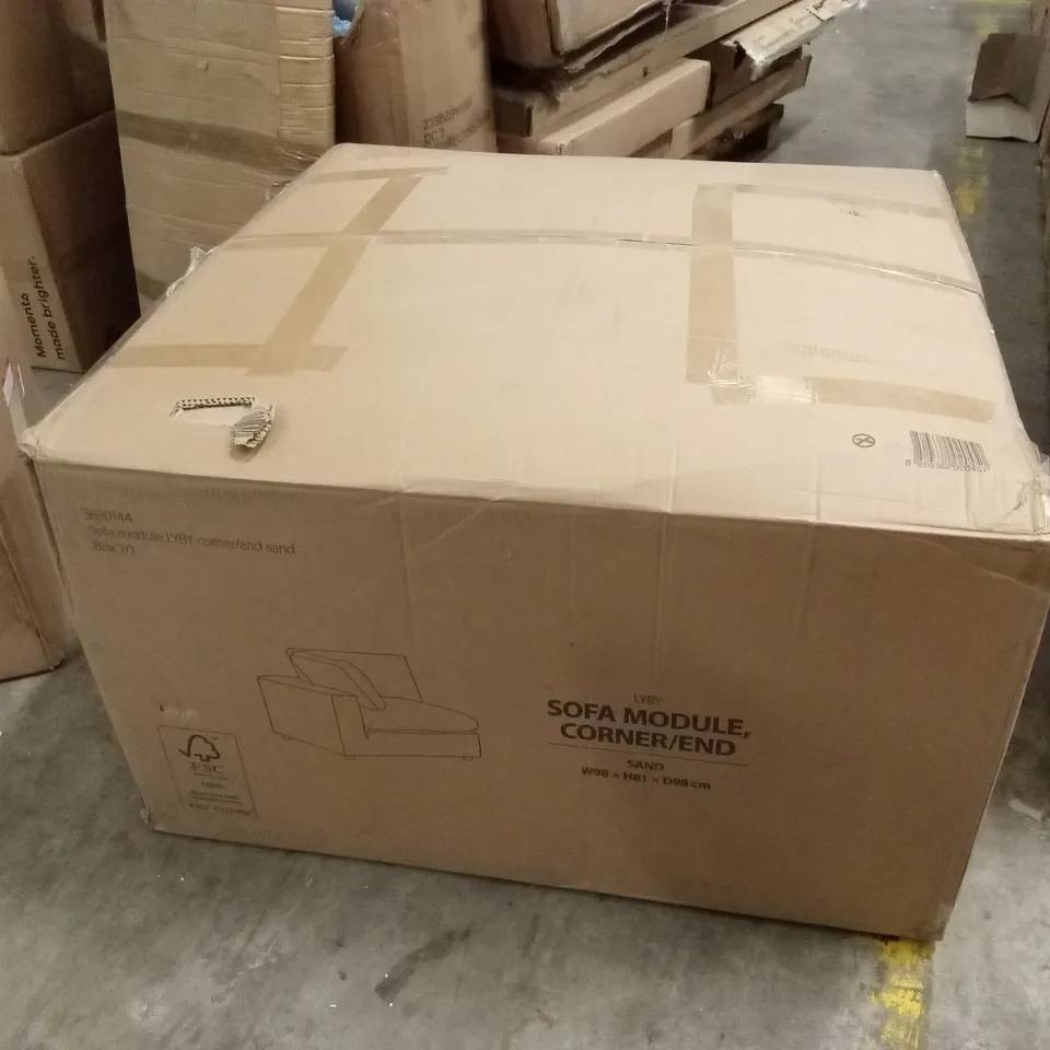 BOXED LYBY SOFA MODULE, CORNER/END - SAND