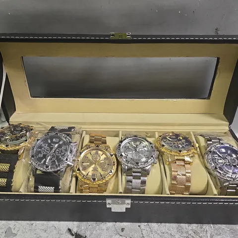 ZHOWE ASSORTMENT OF 6 WRIST WATCHES