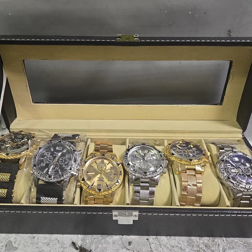 ZHOWE ASSORTMENT OF 6 WRIST WATCHES