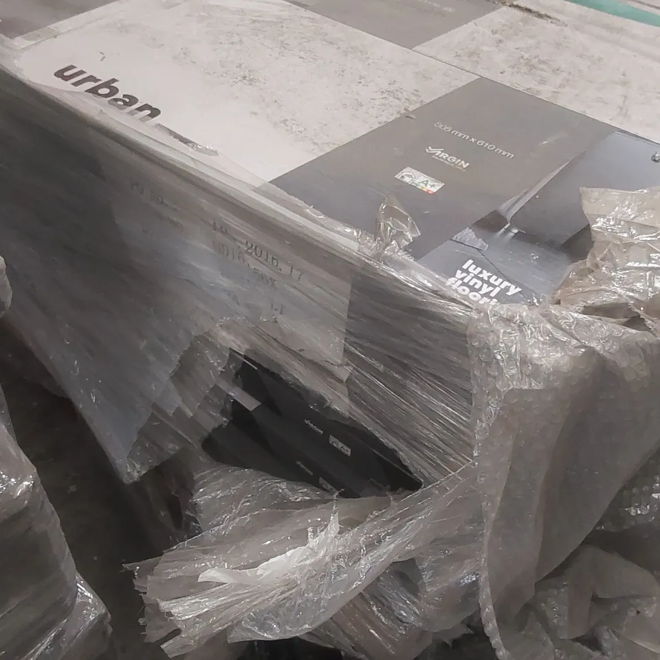PALLET CONTAINING A VERY LARGE QUANTITY OF URBAN LUXURY VINYL FLOORING
