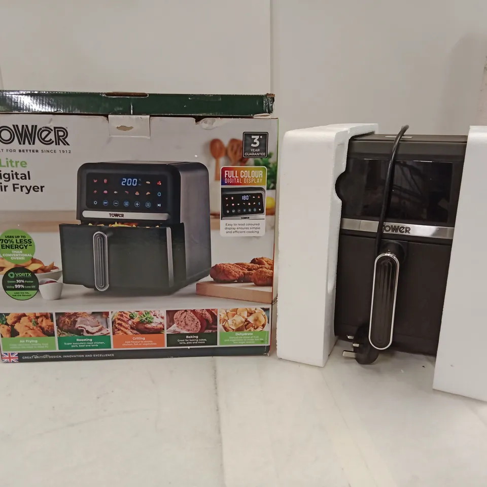 TOWER 5 LITRE DIGITAL AIR FRYER (T17186) - BOXED
