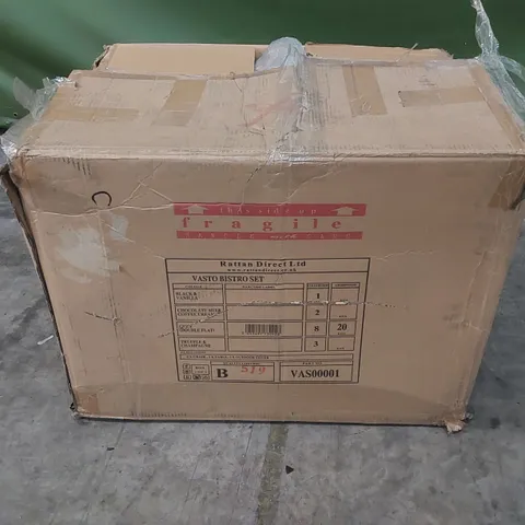 BOXED RATTAN VASTO BISTRO SET 
