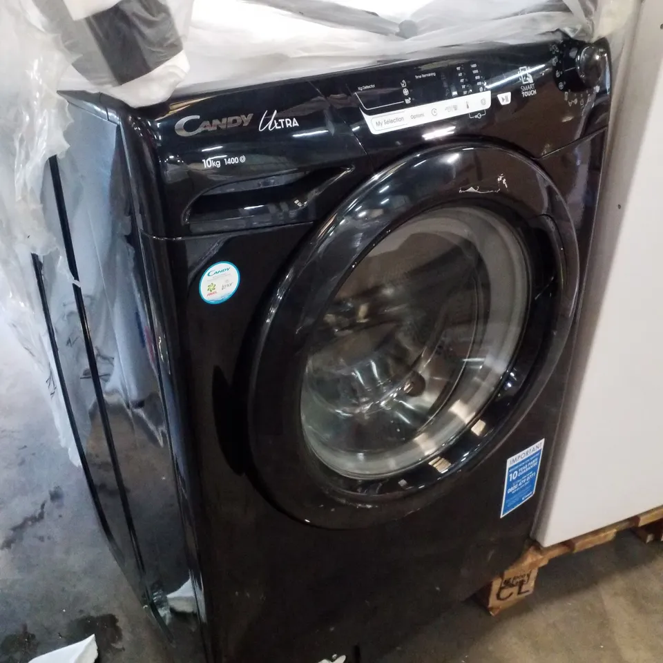 CANDY ULTRA FREESTANDING 10KG WASHING MACHINE IN BLACK -COLLECTION ONLY-