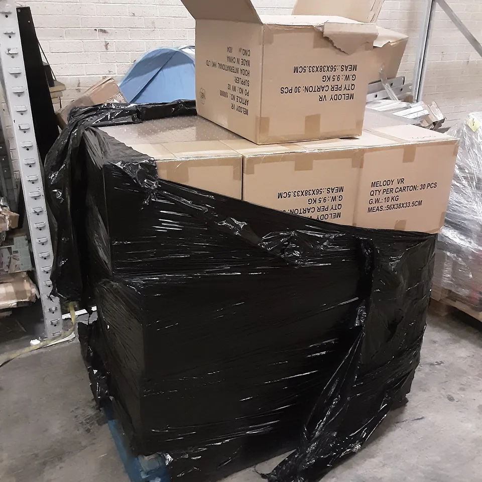 PALLET OF APPROXIMATELY 16 BOXES OF MELODY VR HEADSETS