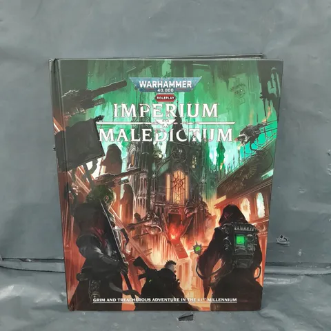 WARHAMMER 40,000 ROLEPLAY IMPERIUM MALEDICTUM BOOK