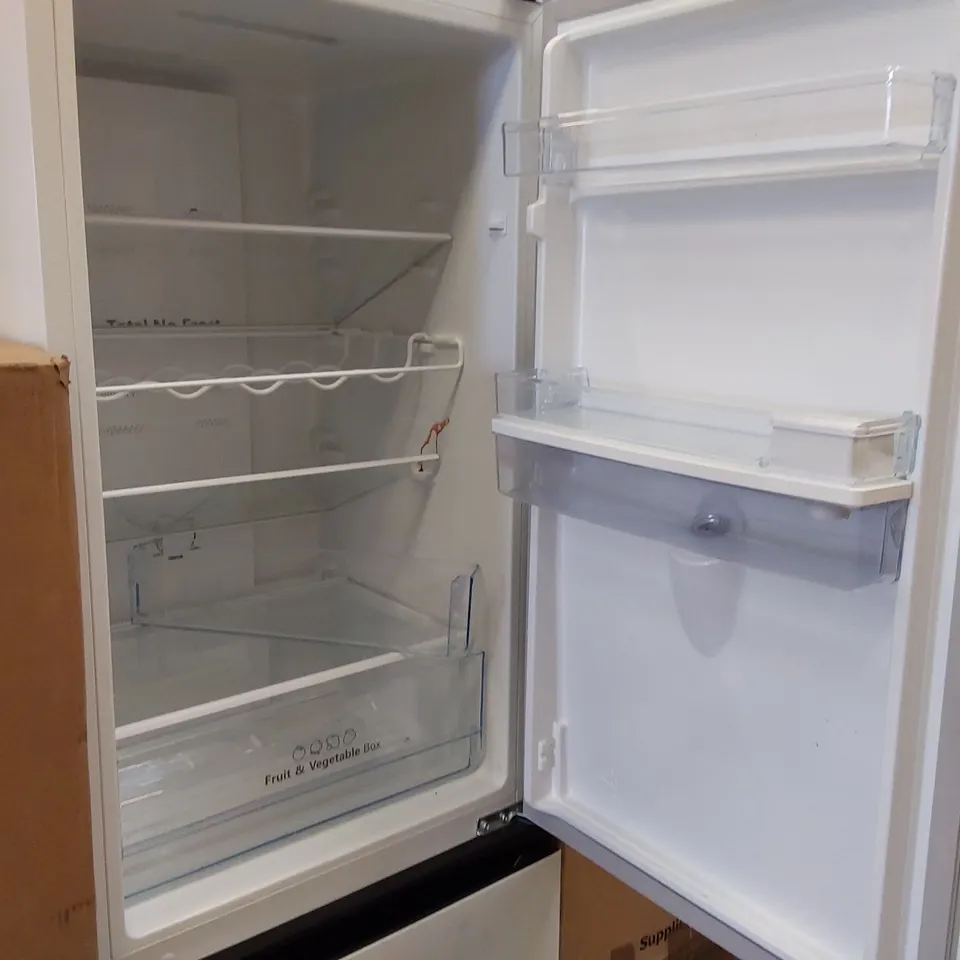 HISENSE 55CM TOTAL NO FROST COMBI FRIDGE FREEZER - WHITE