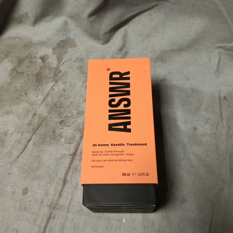 ANSWR AT-HOME KERATIN TREATMENT – 100 ML