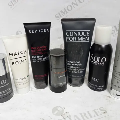 PREMIOUM MEN'S BATH BODY AND HAIR CARE ASSORTMENT 7 ITEMS