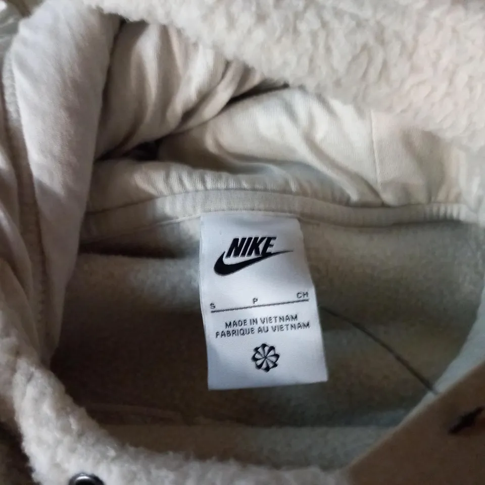 NIKE TEDDY BEAR HOODIE - CREAM SIZE S