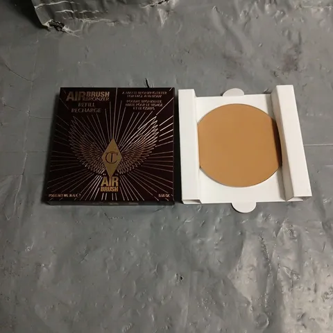 BOXED CHARLOTTE TILBURY AIRBRUSH BRONZER REFILL IN 2 MEDIUM 16G